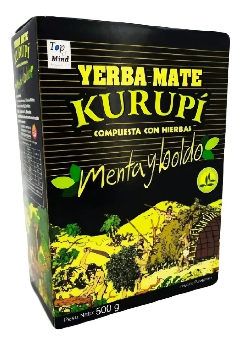 Erva Mate Tereré Kurupí Menta e Boldo 500g