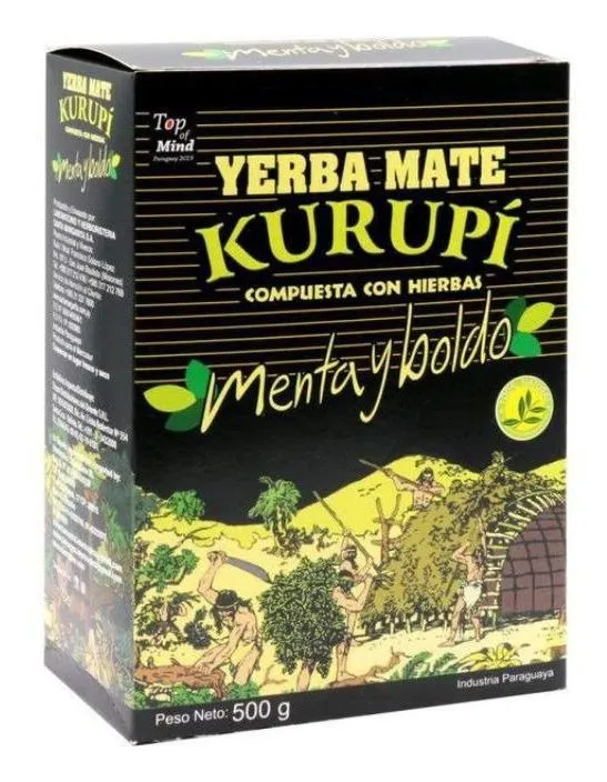Erva Mate Tereré Kurupí Menta e Boldo 500g