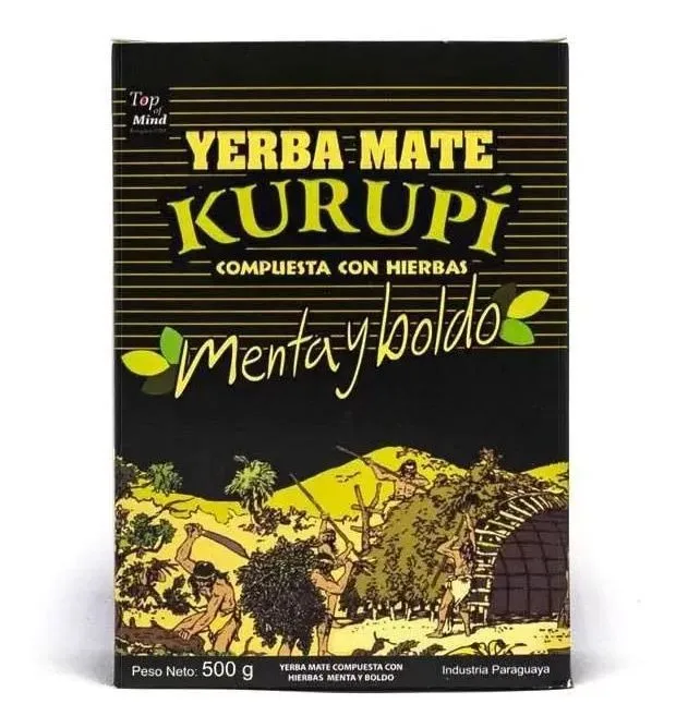 Erva Mate Tereré Kurupí Menta e Boldo 500g